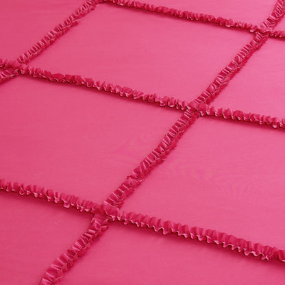 Diamond Ruffle Comforter Set - Hot Pink - Juicy Couture