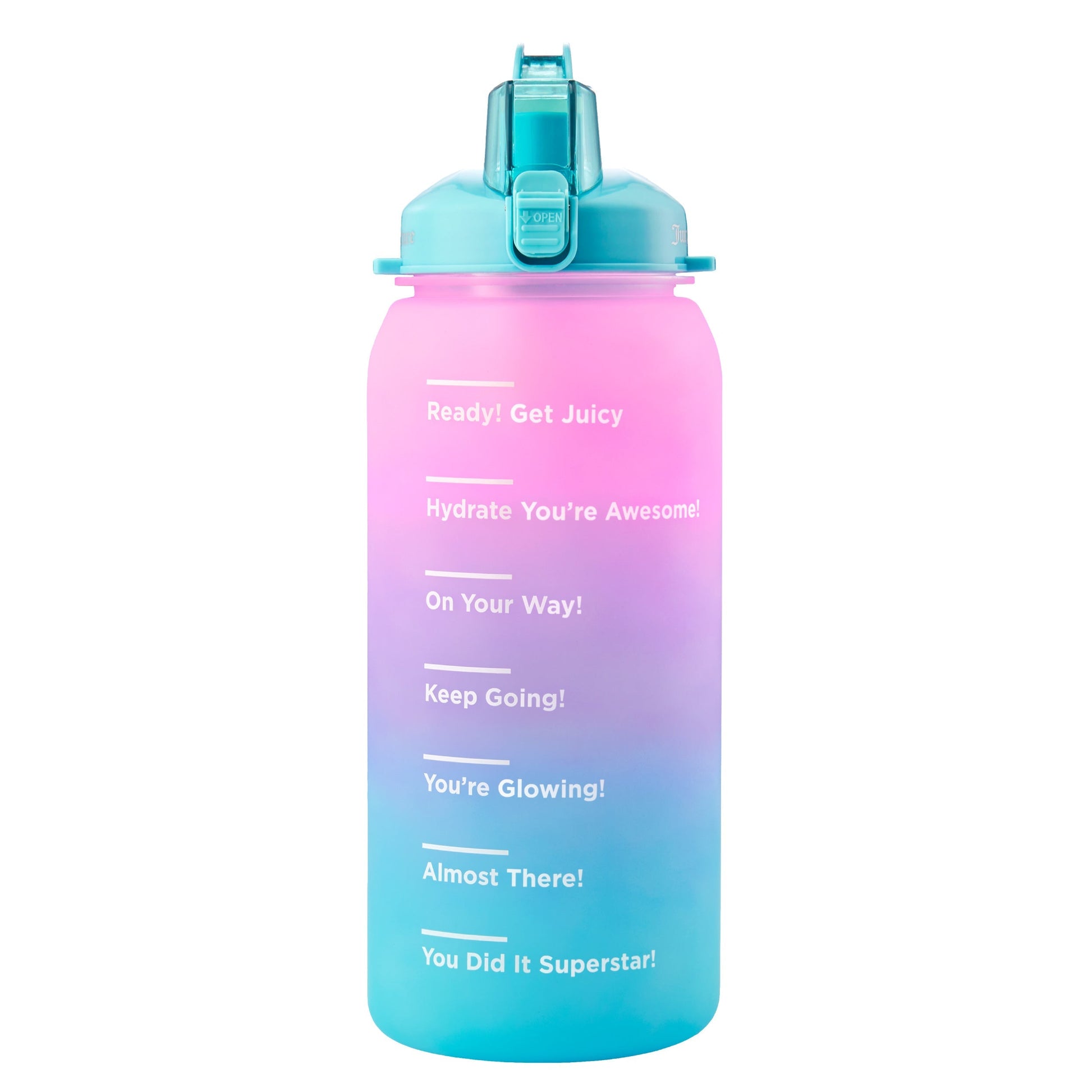 Motivate Fitness Water Bottle - Hot Pink/Purple/Aqua - Juicy Couture