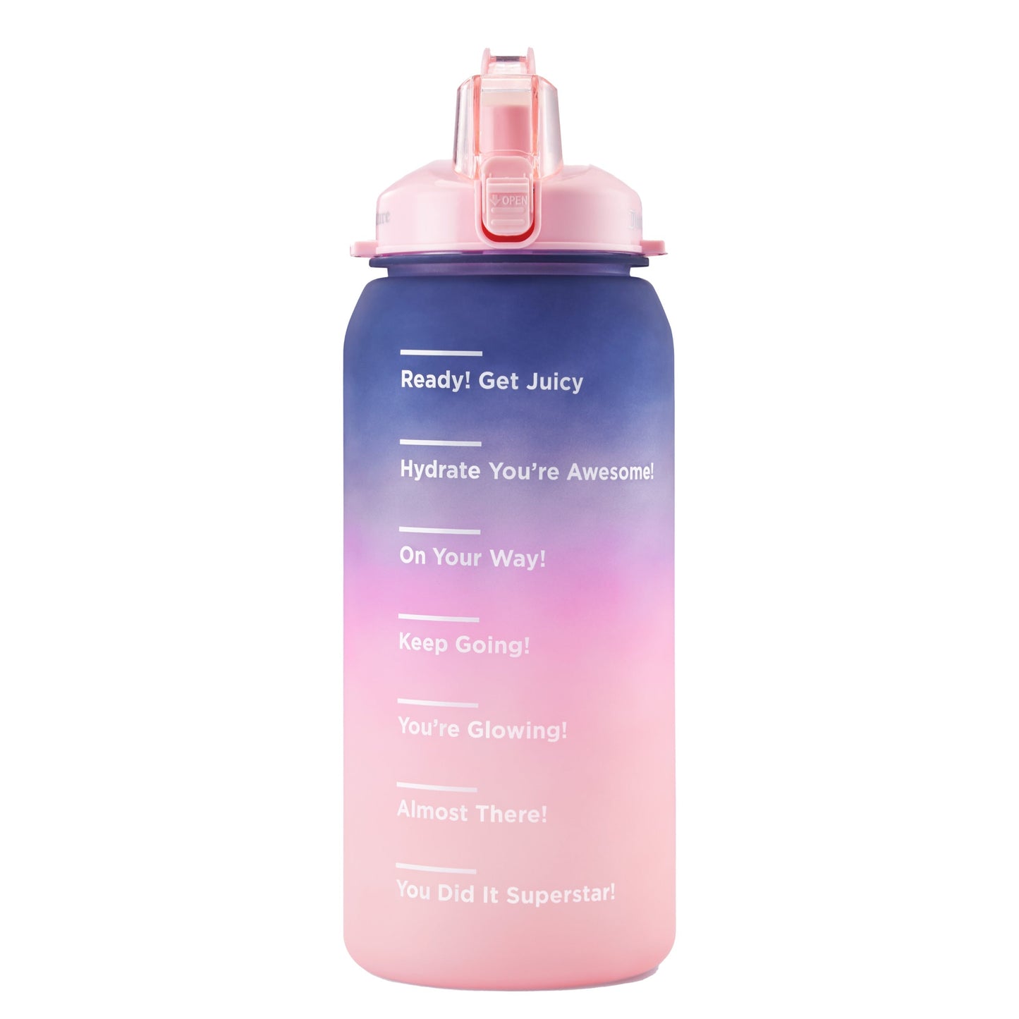 Motivate Fitness Water Bottle - Purple/Hot Pink/Pink - Juicy Couture