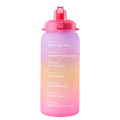 Motivate Fitness Water Bottle - Purple/Yellow/Pink - Juicy Couture