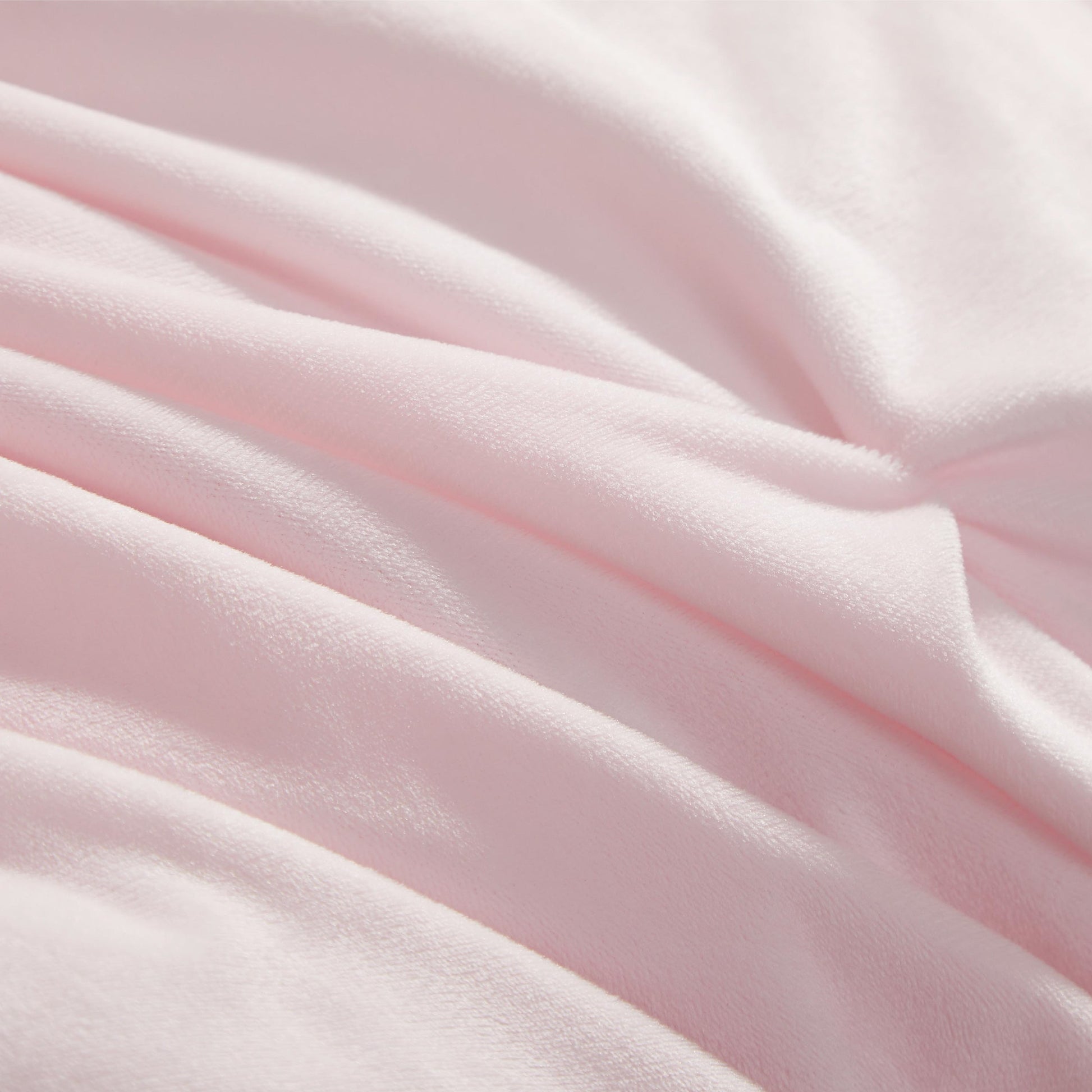 Kiss Pleat Micromink Comforter Set - Light Pink - Juicy Couture
