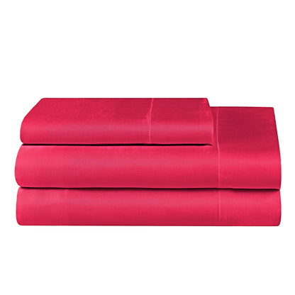 Solid Satin Sheet Set - Hot Pink - Juicy Couture