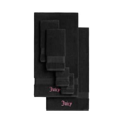 Alyssa Bath Towel Set - Black - Juicy Couture