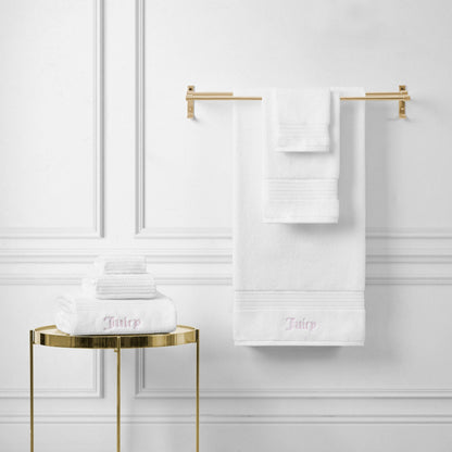 Alyssa Bath Towel Set - White - Juicy Couture