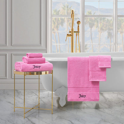 Alyssa Bath Towel Set - Hot Pink - Juicy Couture