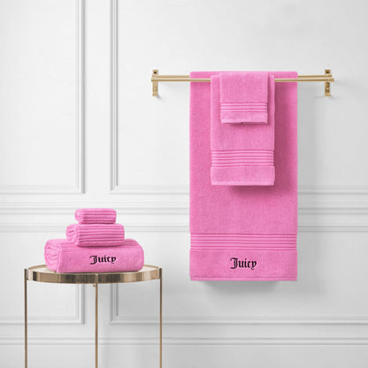 Alyssa Bath Towel Set - Hot Pink - Juicy Couture