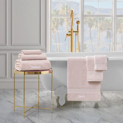 Alyssa Bath Towel Set - Pink - Juicy Couture