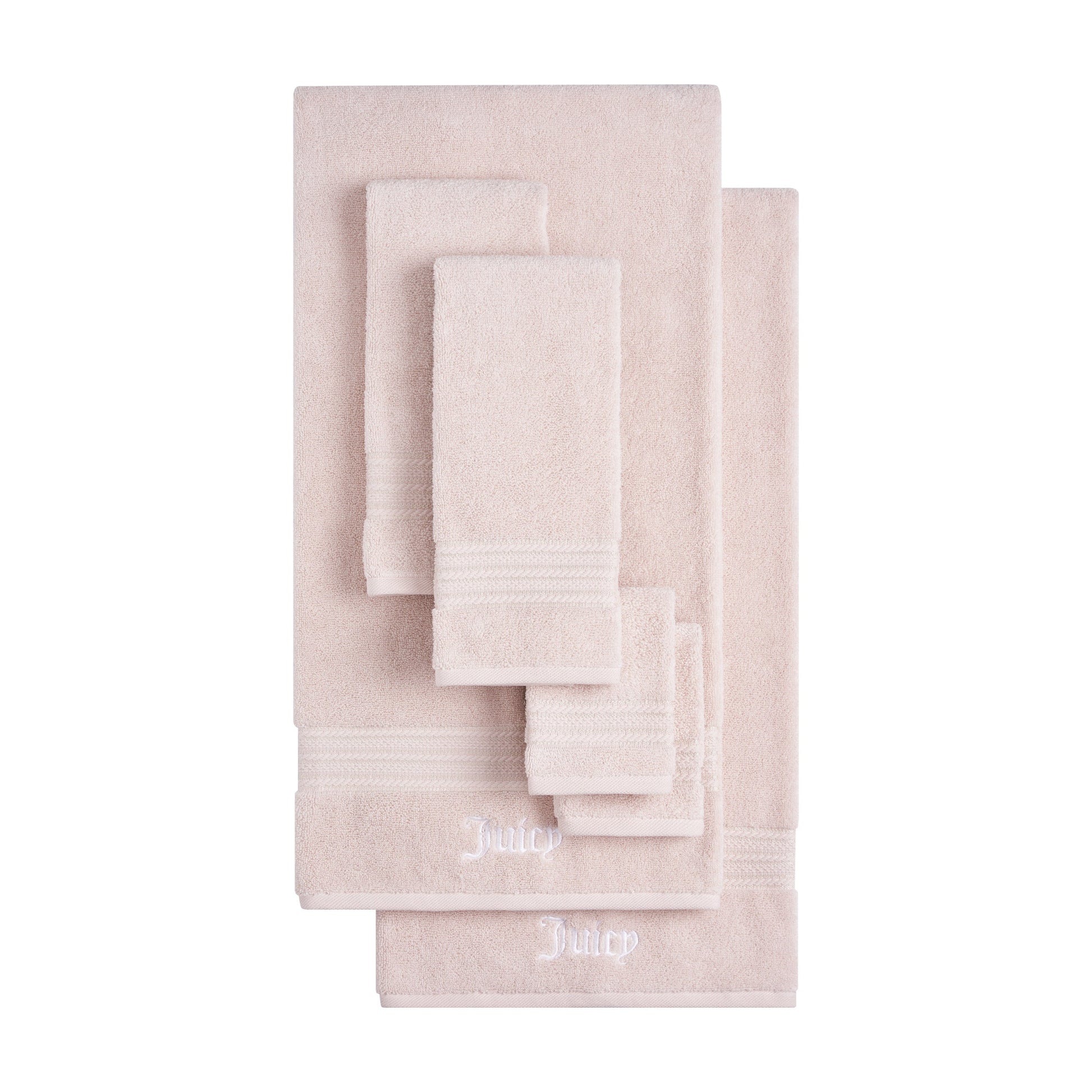 Alyssa Bath Towel Set - Pink - Juicy Couture