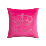 Gothic Rhinestone Crown Pillow - Hot Pink - Juicy Couture
