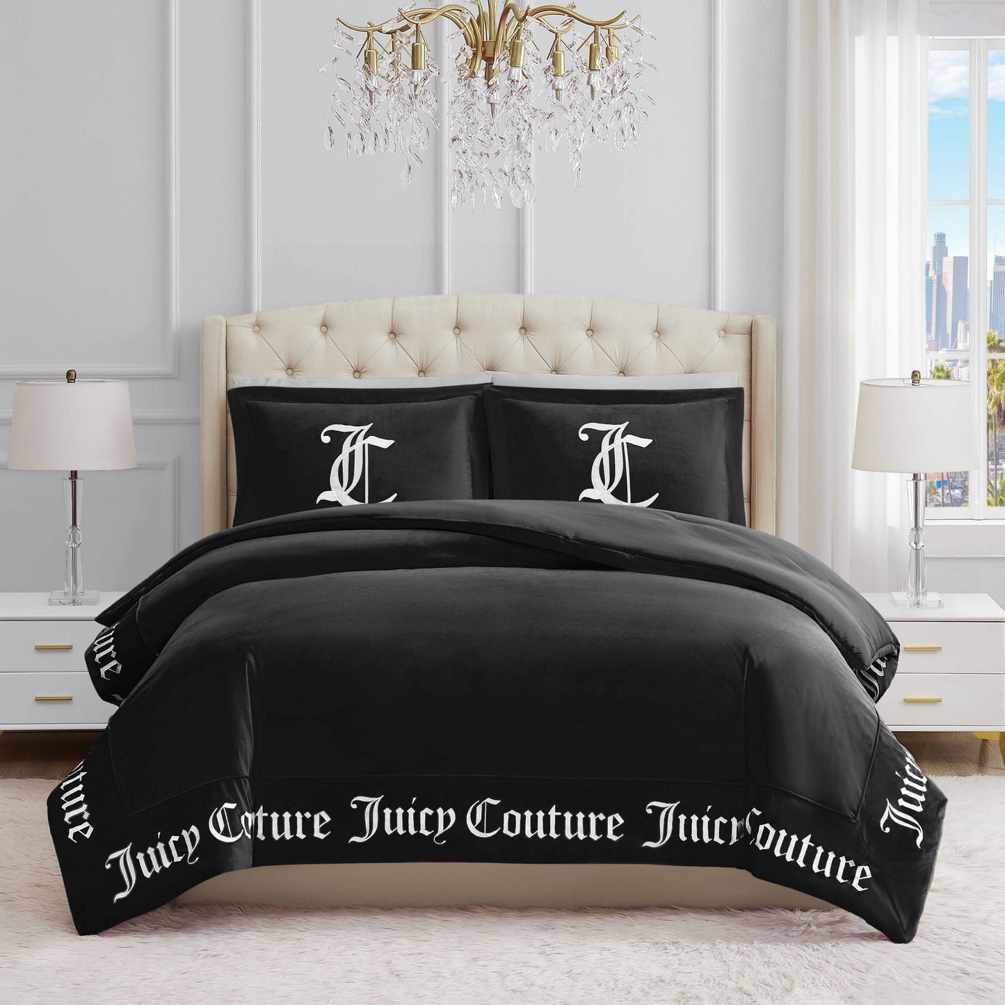 Gothic Comforter Set - Black - Juicy Couture
