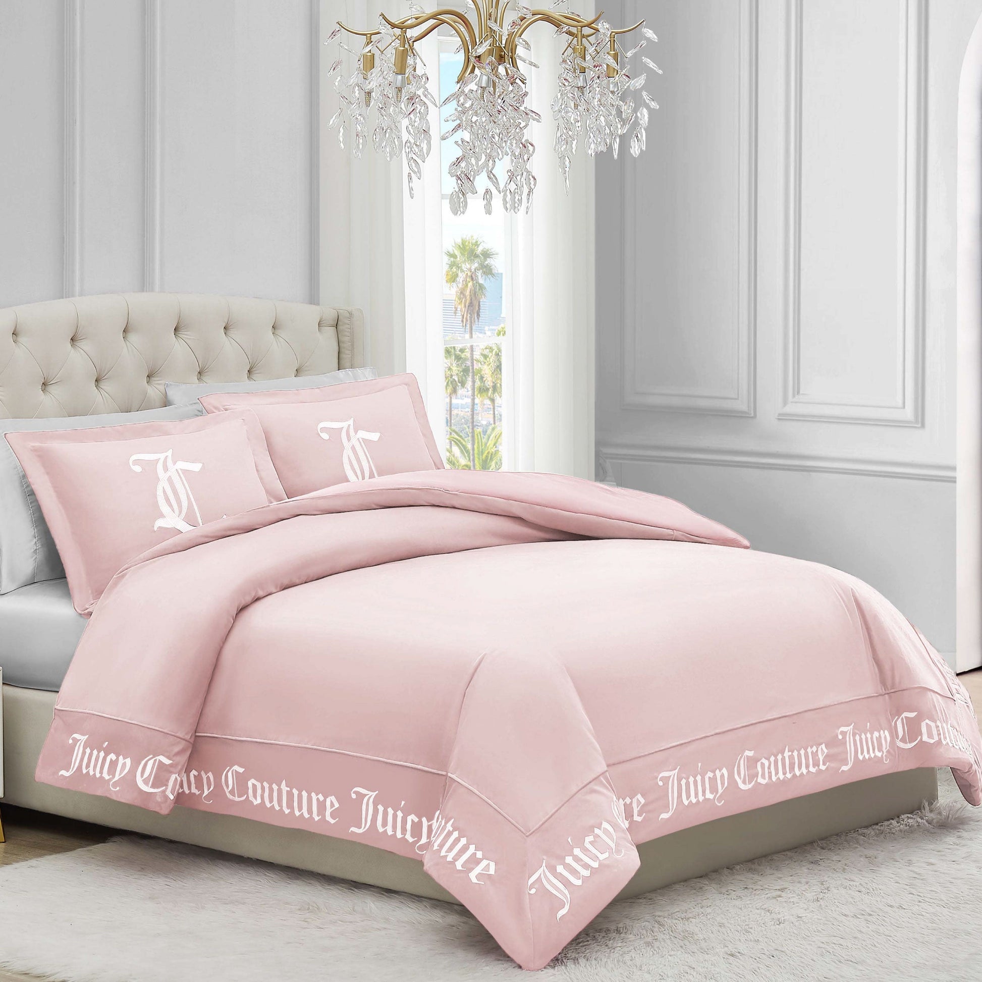Gothic Comforter Set - Marshmallow Pink - Juicy Couture