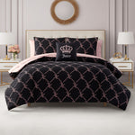 Link Printed Bed in a Bag Bedding Set - Black - Juicy Couture