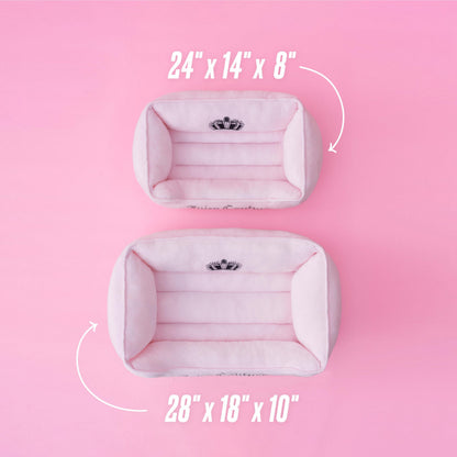 Crown Bling Black Pet Bed - Pink - Juicy Couture