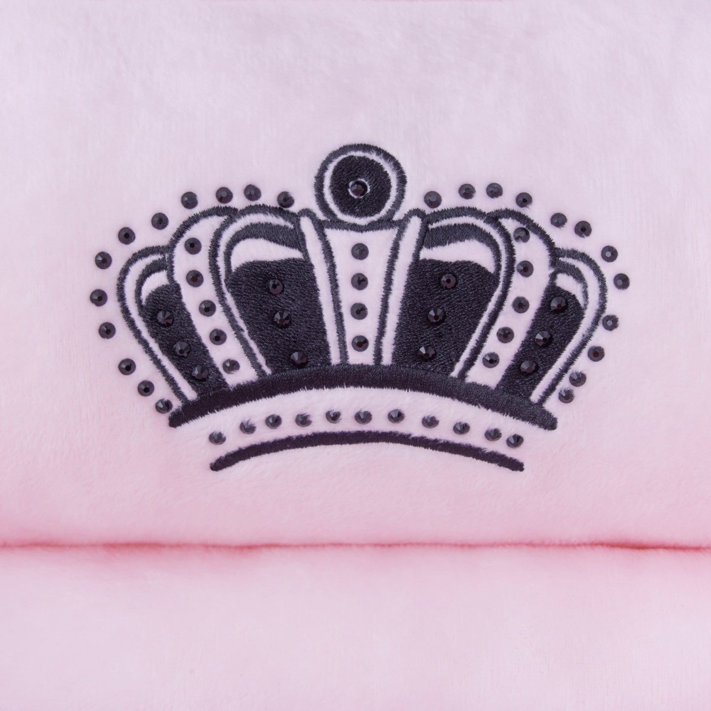 Crown Bling Black Pet Bed - Pink - Juicy Couture