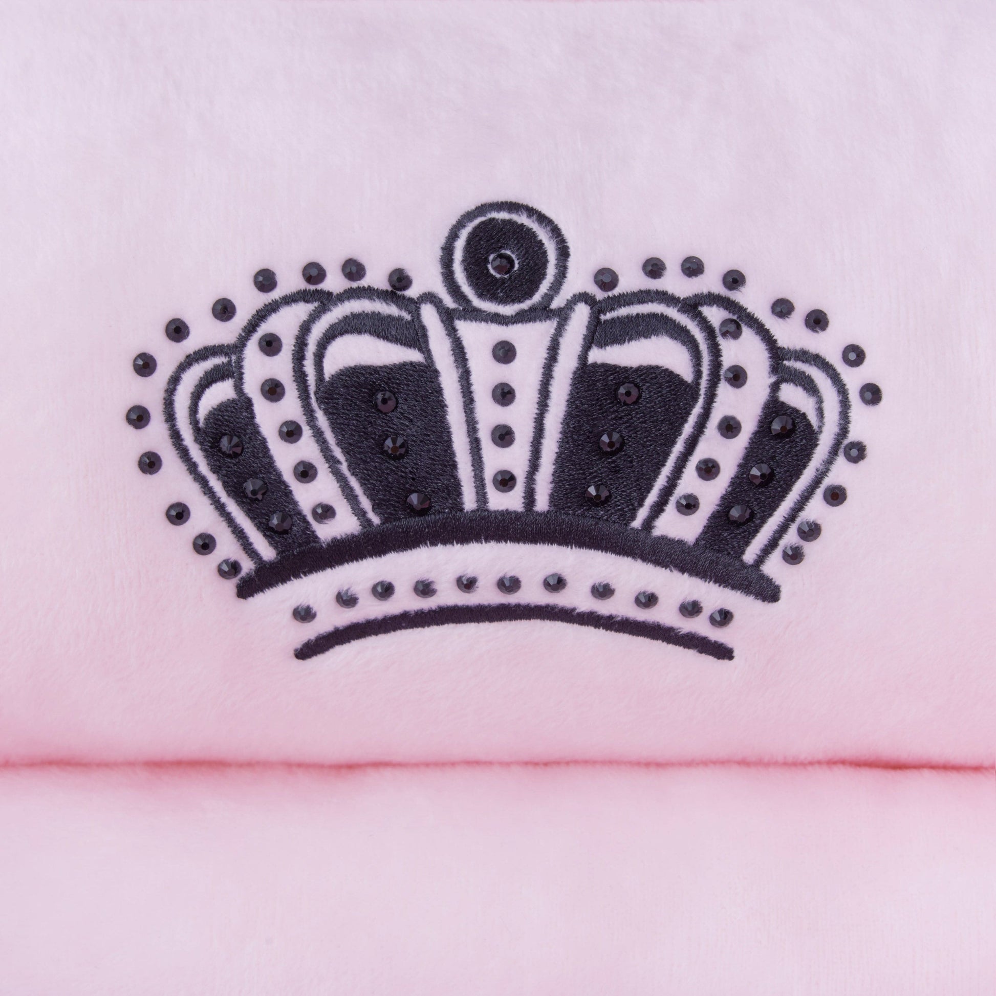 Crown Bling Black Pet Bed - Pink - Juicy Couture