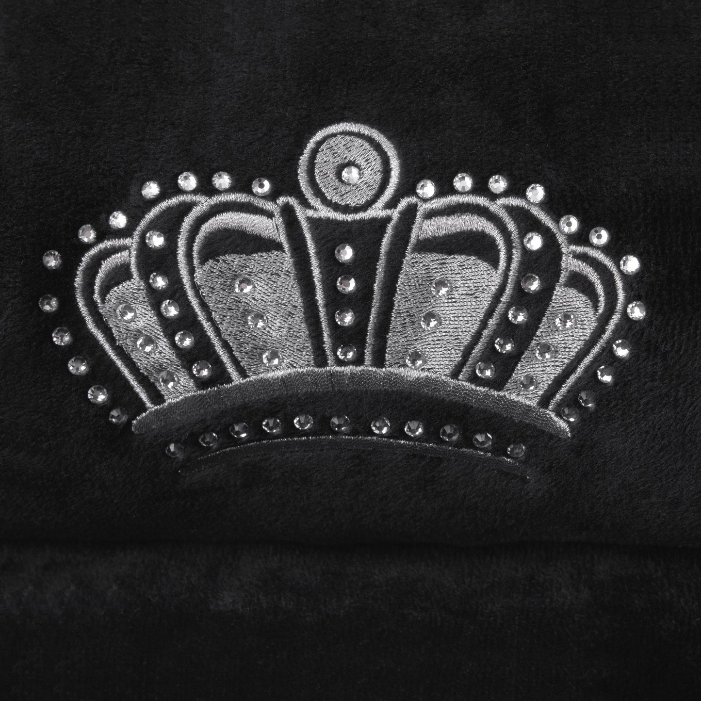 Crown Bling Black Pet Bed - Black - Juicy Couture