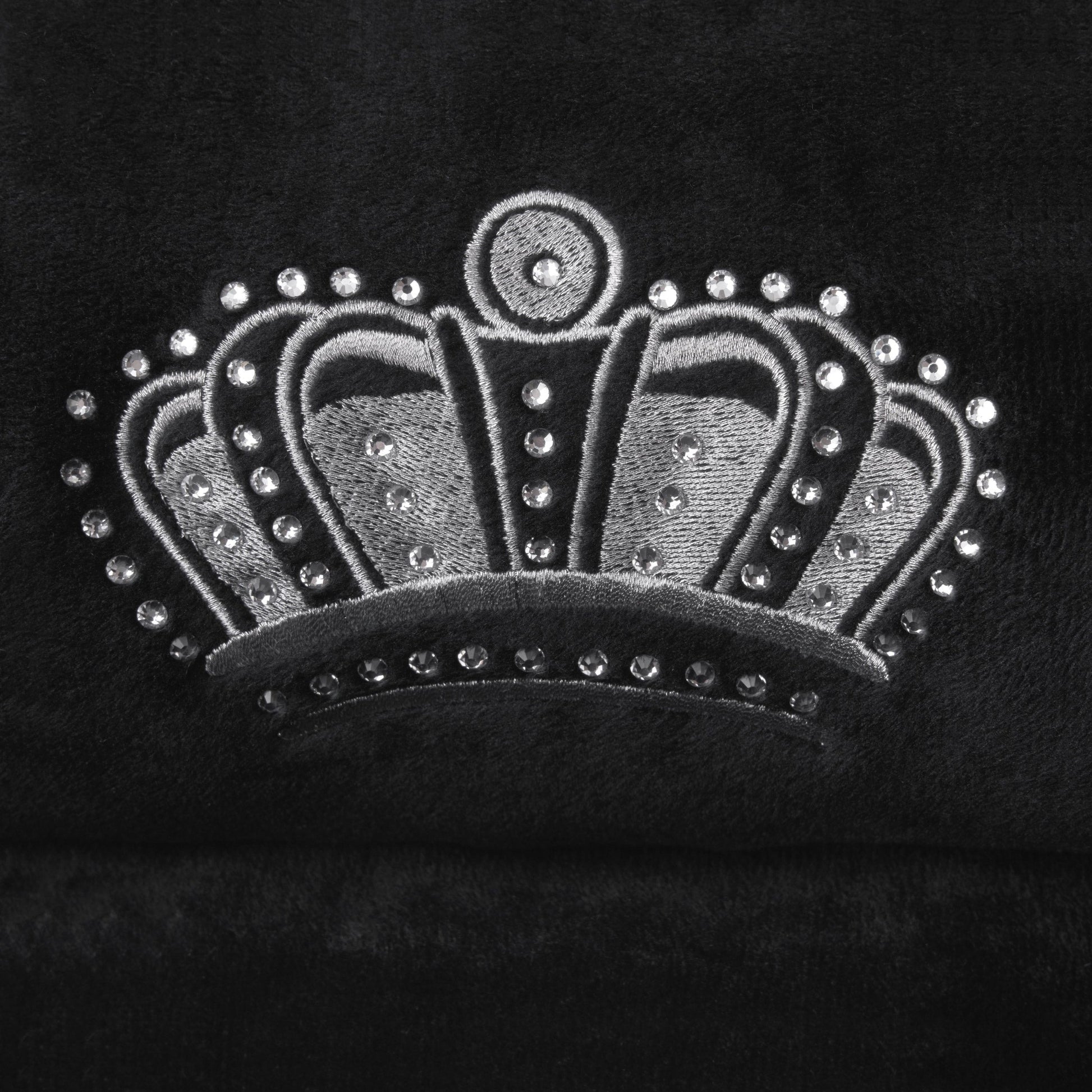 Crown Bling Black Pet Bed - Black - Juicy Couture