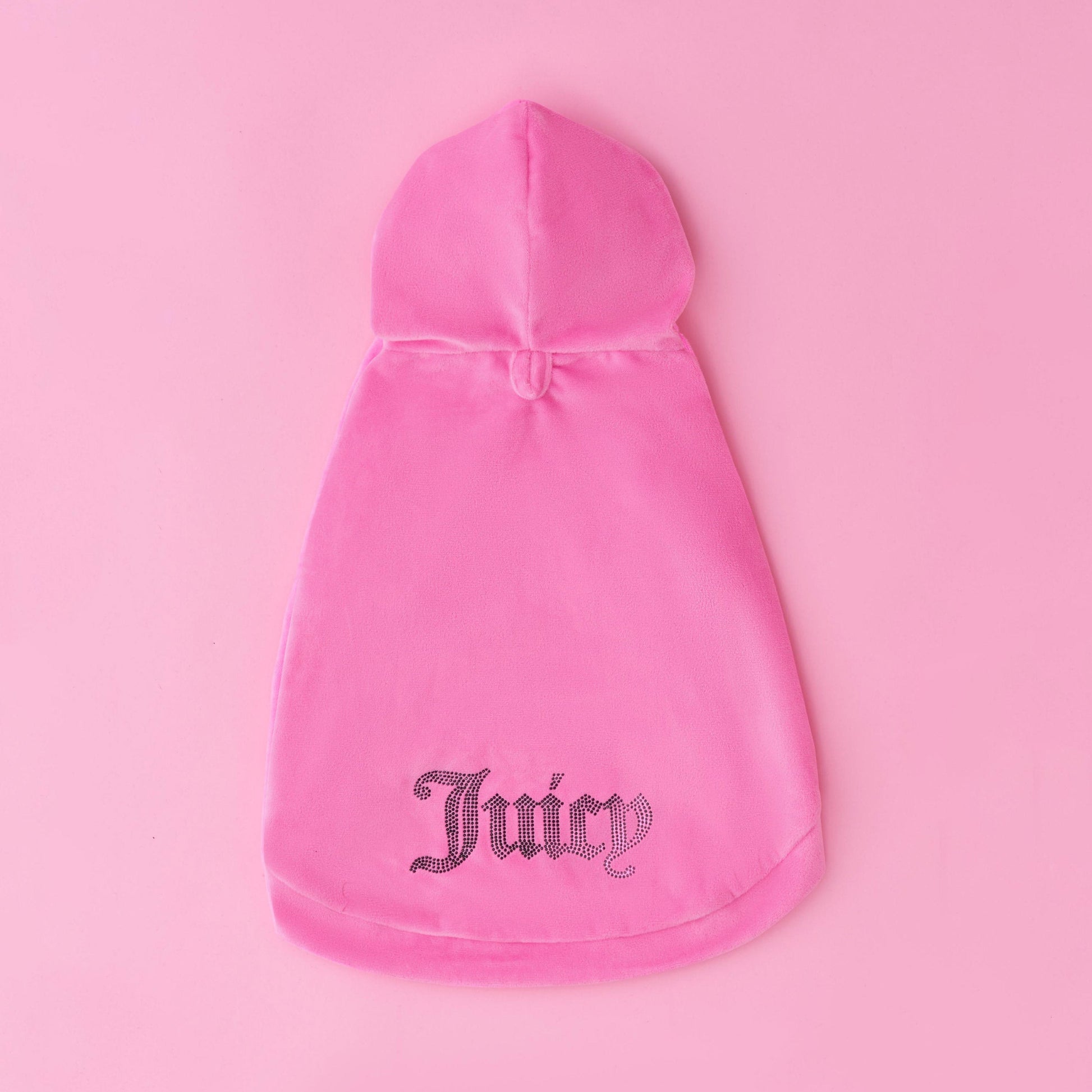 Bling Velour Pet Hoodie - Hot Pink - Juicy Couture