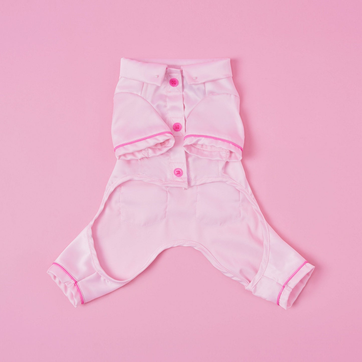 Juicy Couture Pet Silky Satin Pajamas - Pink - Juicy Couture