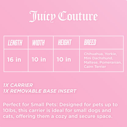 Pet Carrier - Hot Pink - Juicy Couture