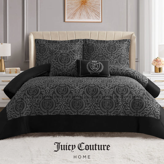 Dovona Comforter Set - Black - Juicy Couture