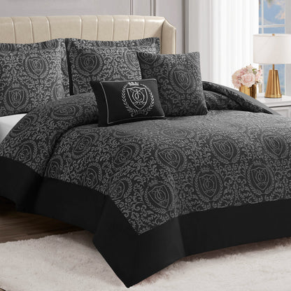 Dovona Comforter Set - Black - Juicy Couture