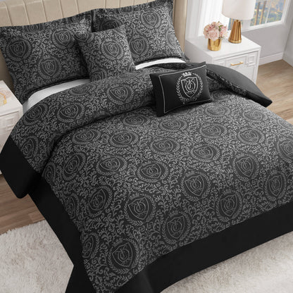 Dovona Comforter Set - Black - Juicy Couture