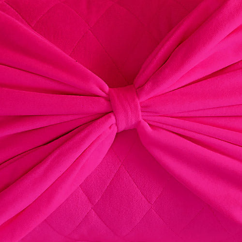 Velvet Bow Decorative Pillow - Hot Pink - Juicy Couture