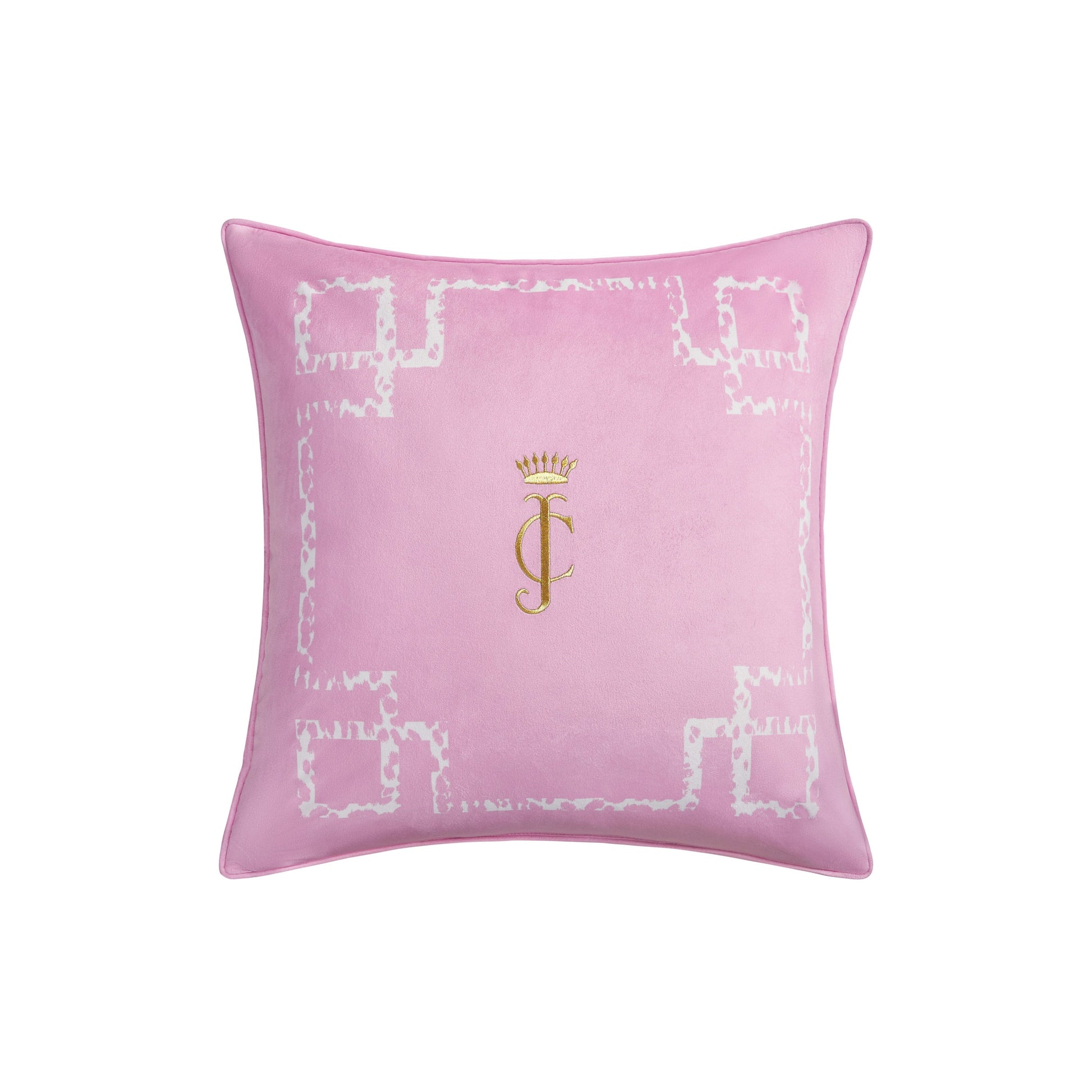 Velvet Lattice Pillow - Lilac Pink - Juicy Couture