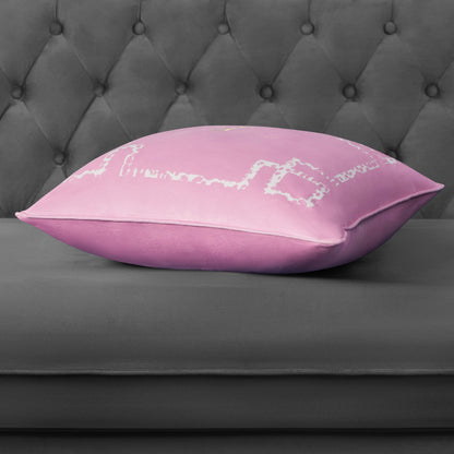 Velvet Lattice Pillow - Lilac Pink - Juicy Couture