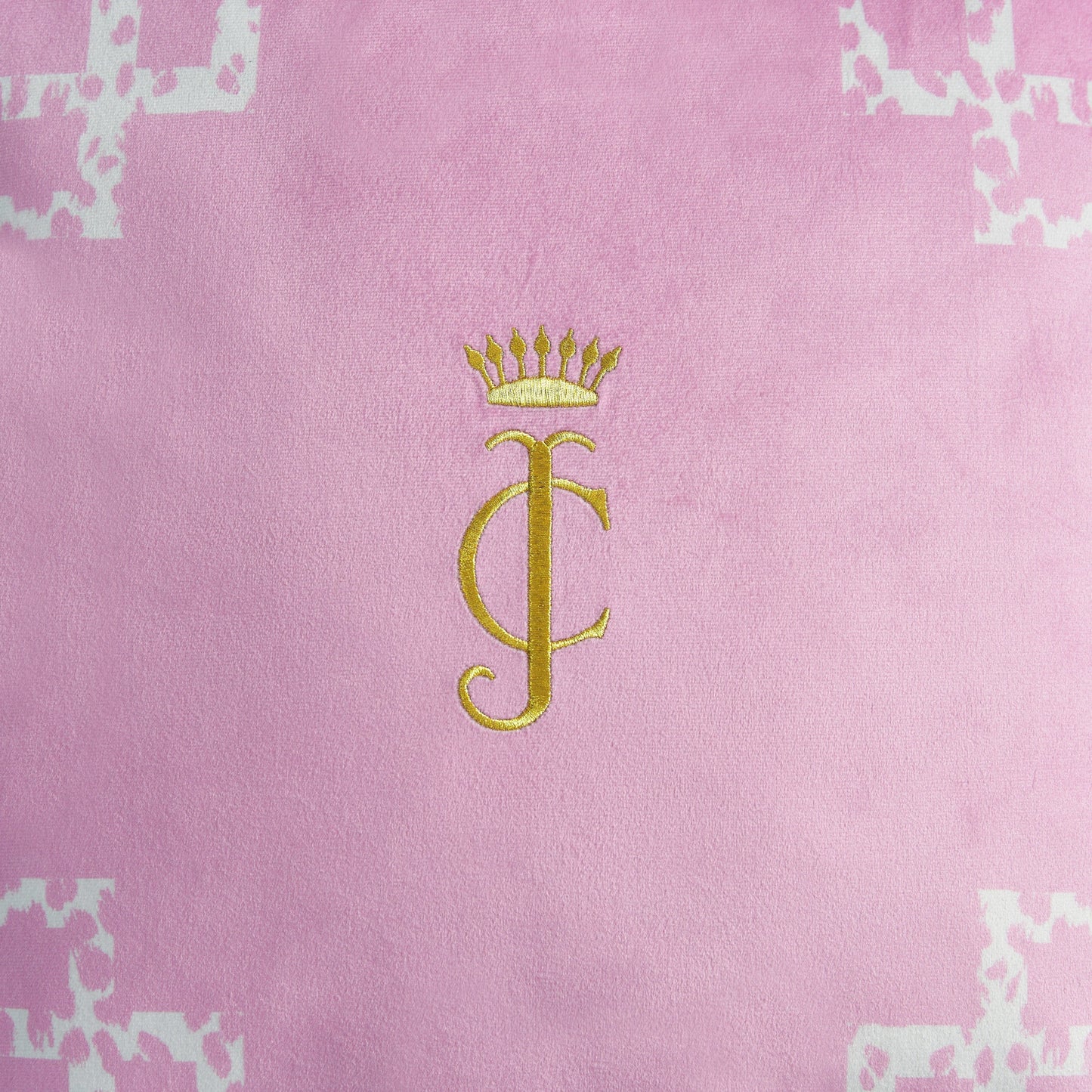 Velvet Lattice Pillow - Lilac Pink - Juicy Couture