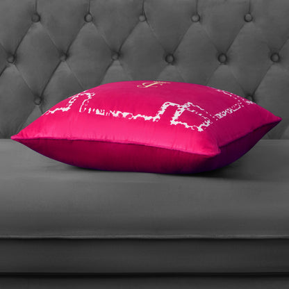 Velvet Lattice Pillow - Hot Pink - Juicy Couture