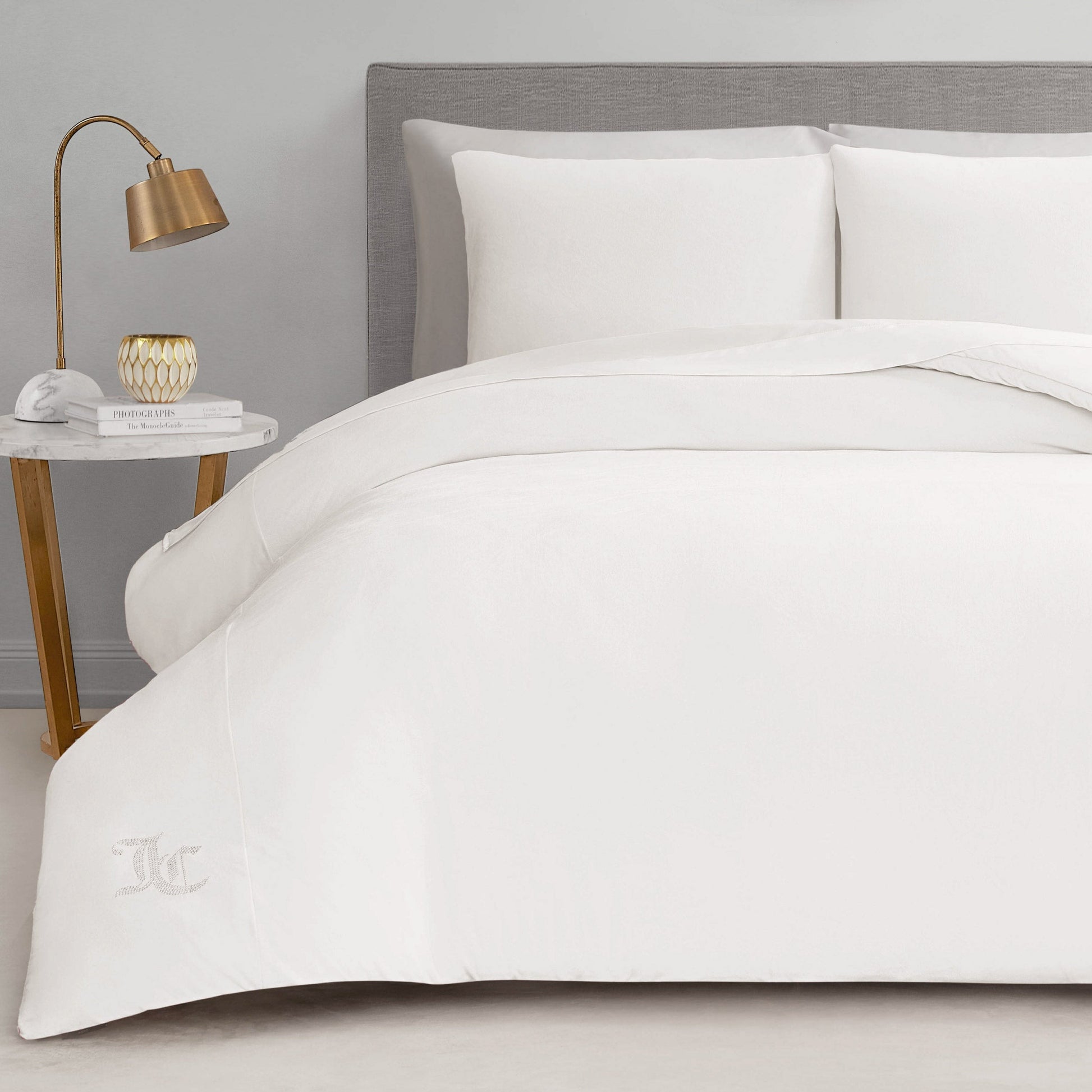 Velour Comforter Set - Angel White - Juicy Couture