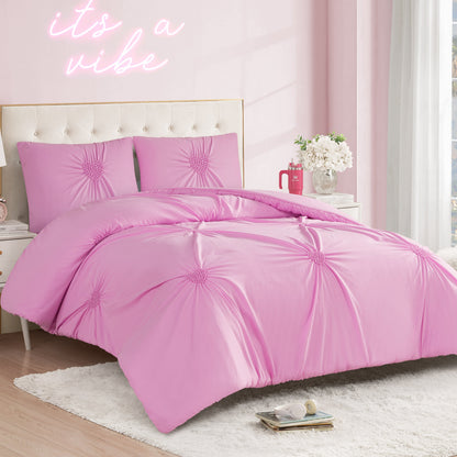 Amora Gathered Heart Comforter Set - Lilac Sachet - Juicy Couture