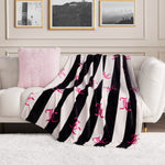 Cabana Plush Blanket - Black - Juicy Couture