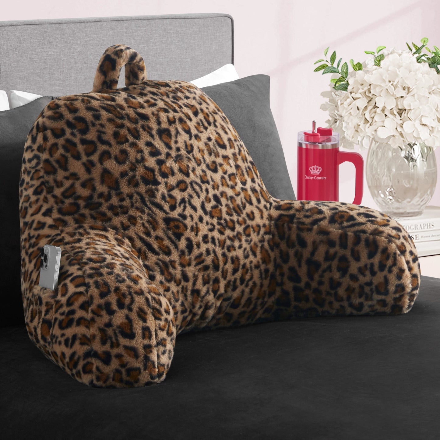 Backrest Pillow - Leopard - Juicy Couture