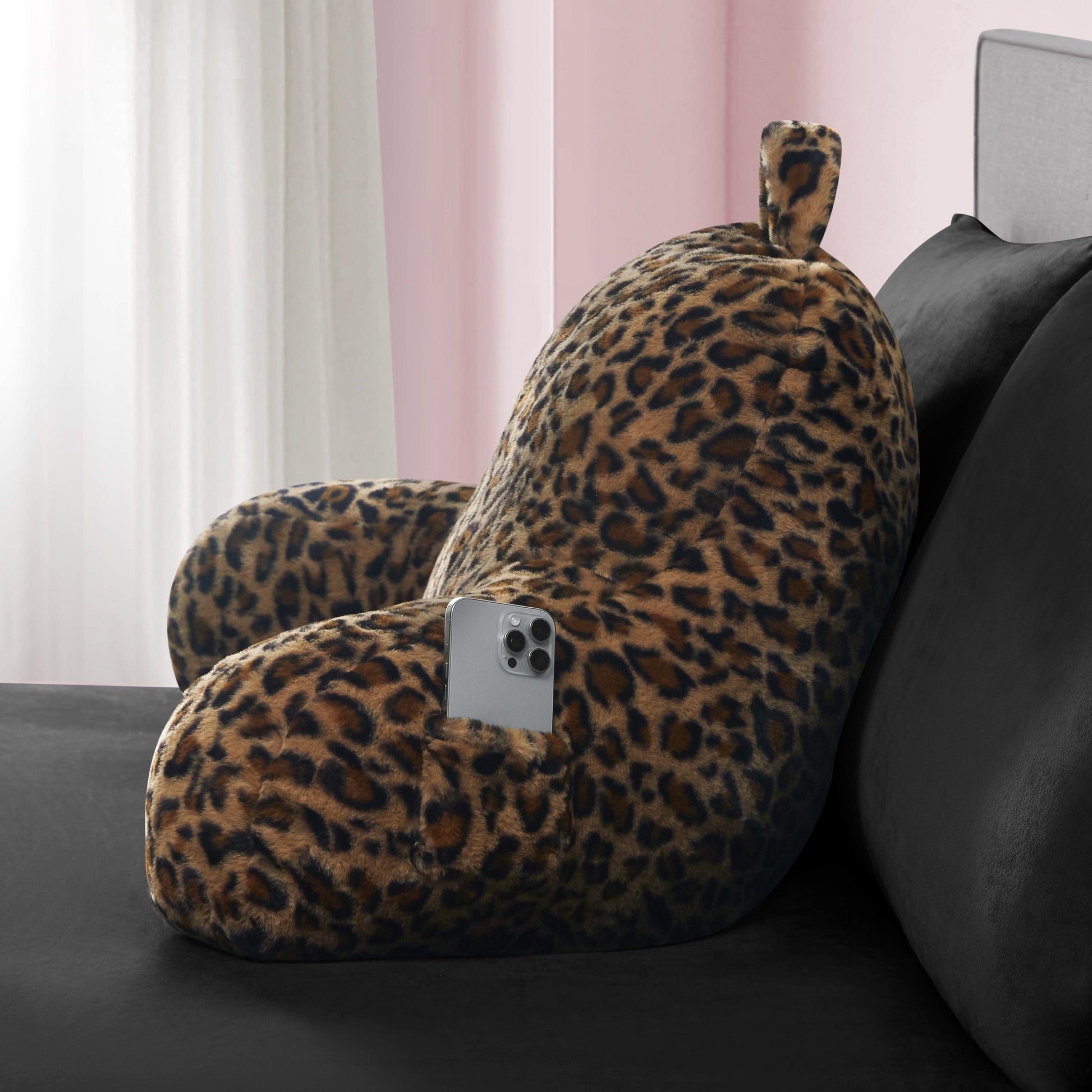 Backrest Pillow - Leopard - Juicy Couture