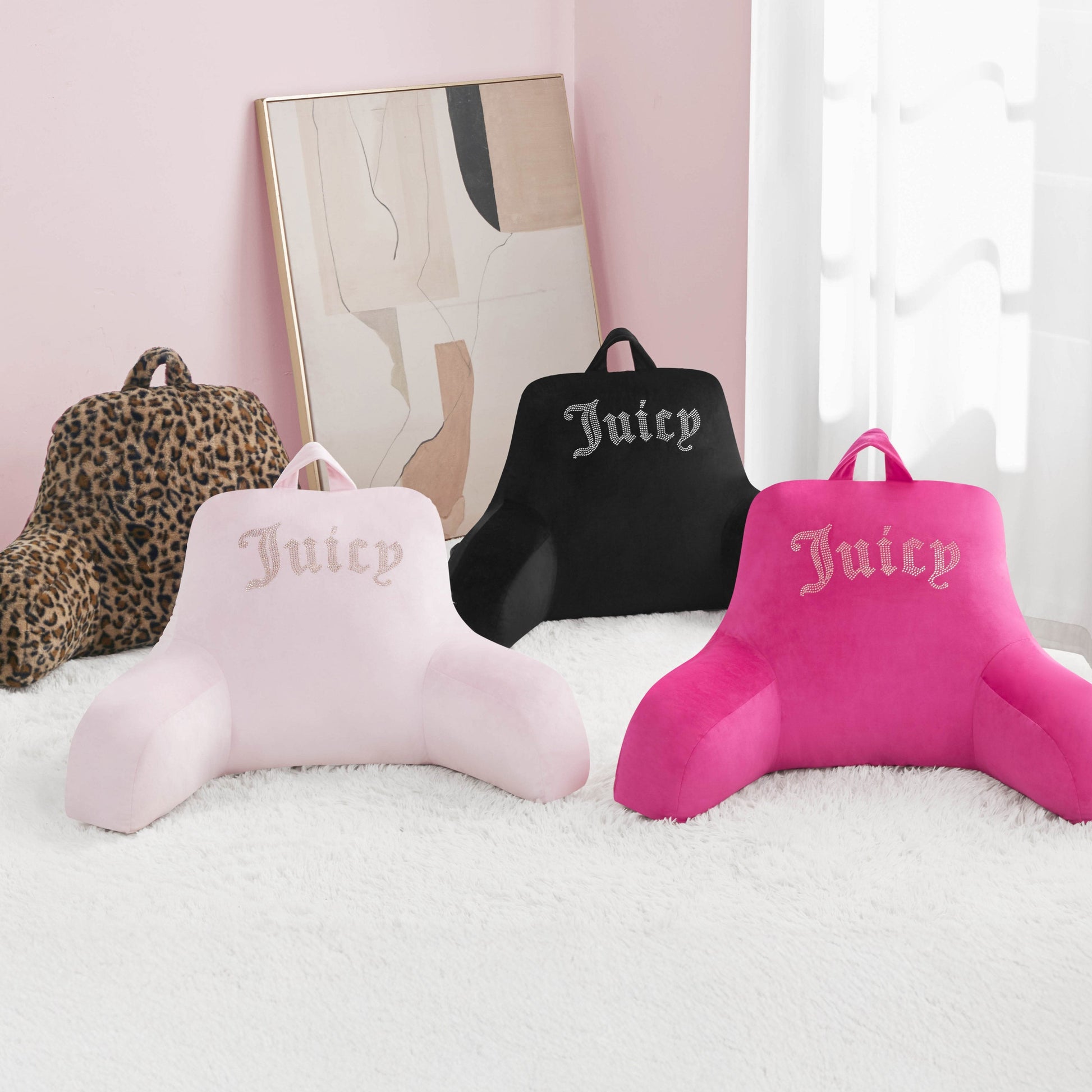 Backrest Pillow - Leopard - Juicy Couture