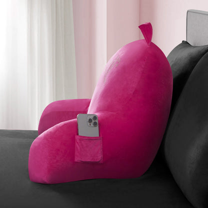 Backrest Pillow - Pink Peacock - Juicy Couture
