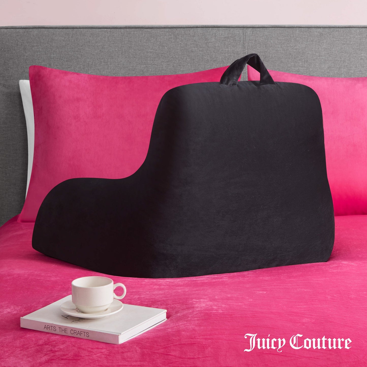 Backrest Pillow - Jet Black - Juicy Couture