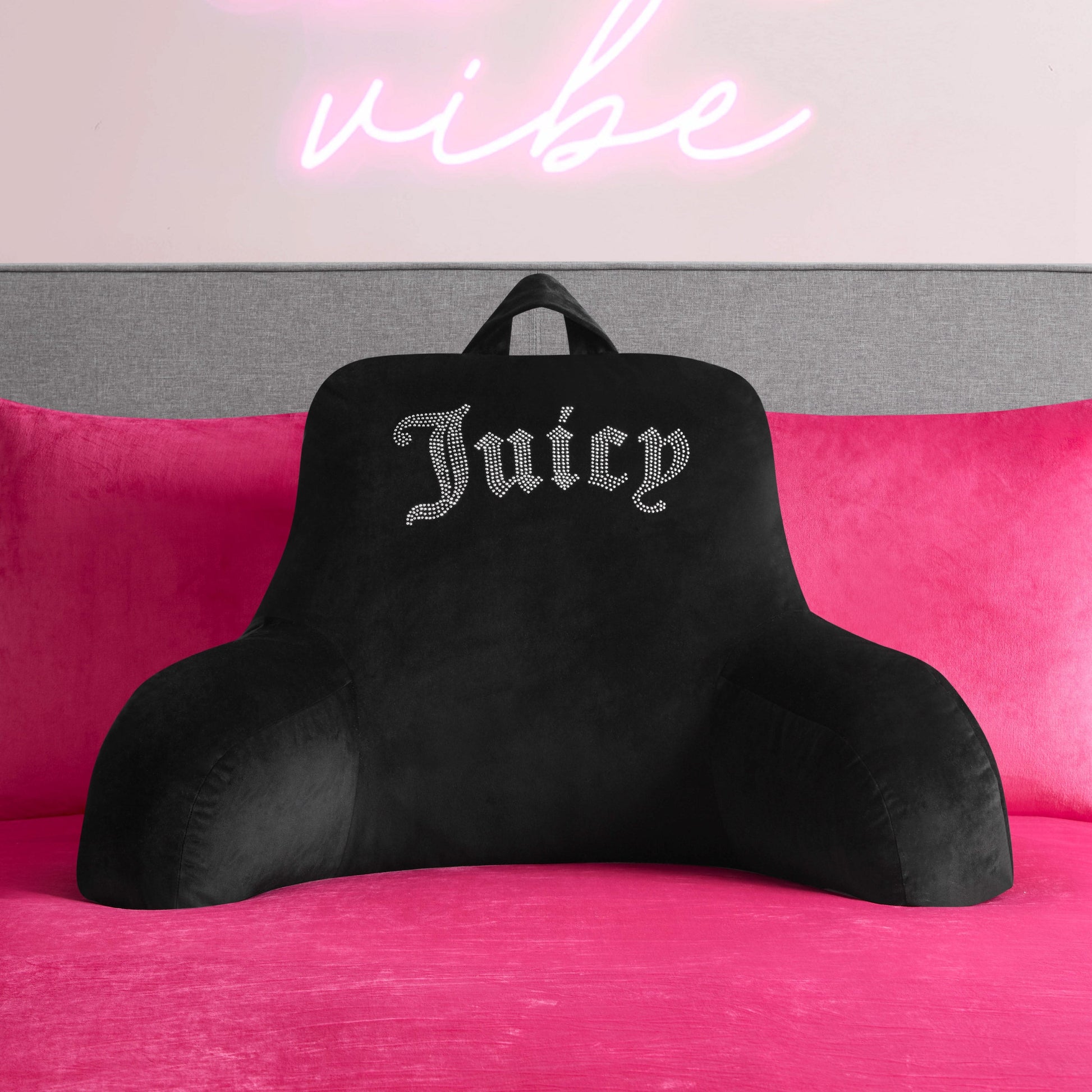 Backrest Pillow - Jet Black - Juicy Couture