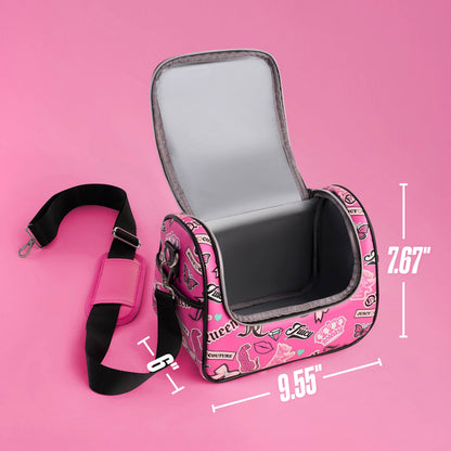 Lunch Purse Cooler Bag - Pink Collage - Juicy Couture