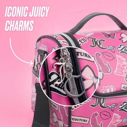 Lunch Purse Cooler Bag - Pink Collage - Juicy Couture