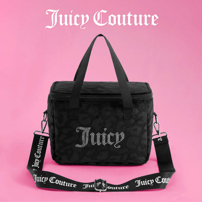 Chill Couture Cooler Bag - Black Embossed Leopard - Juicy Couture