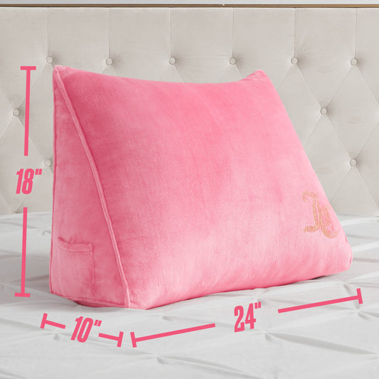 Rhinestone Wedge Pillow - Hot Pink - Juicy Couture