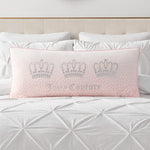 Royal Crowns Decorative Pillow - Royal Crowns Pink Leopard - Juicy Couture