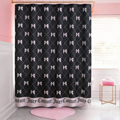 Bow Trellis Black/Light Pink