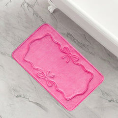 Ribbon Border Hot Pink