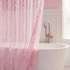 Translucent Tossed Hearts Pink