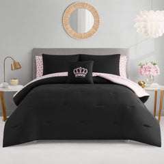 Crown Sparkle Light Pink Black
